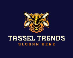  Insect Wasp Hornet logo design