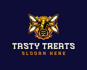  Insect Wasp Hornet logo design