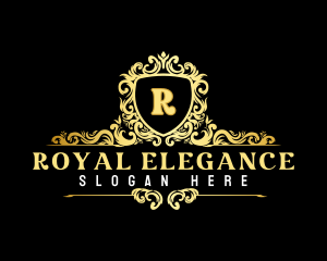 Elegant Royal Shield logo design