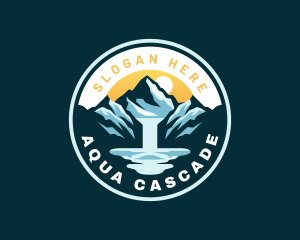 Montana Glacier Mountain Park logo design