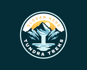 Montana Glacier Mountain Park logo design