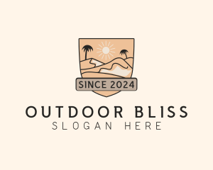 Outdoor Desert Dune logo design