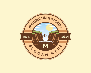 Canyon Mountain Greece logo design