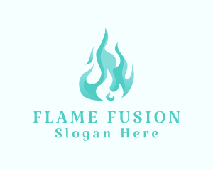 Blue Fire Flame Fuel  logo