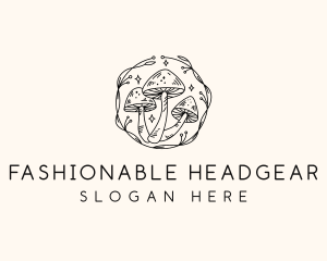 Magical Mushroom Garden logo design