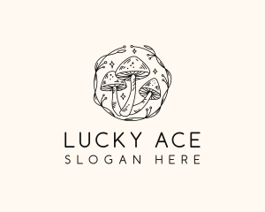 Magical Mushroom Garden logo design