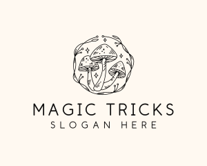 Magical Mushroom Garden logo design