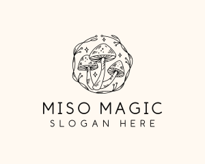 Magical Mushroom Garden logo design