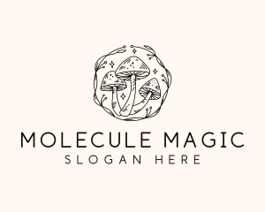 Magical Mushroom Garden logo design