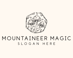 Magical Mushroom Garden logo design