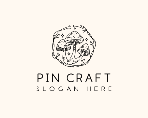 Magical Mushroom Garden logo design