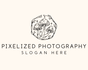 Magical Mushroom Garden logo design