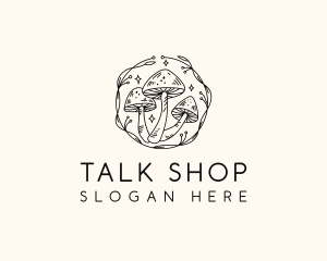 Magical Mushroom Garden logo design