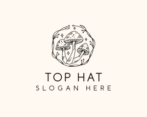 Magical Mushroom Garden logo design