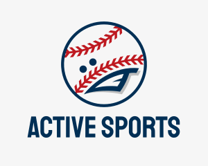 Baseball Sport Face logo