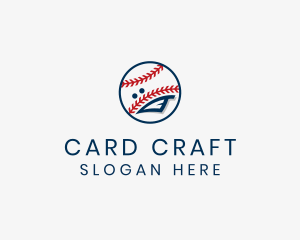 Baseball Sport Face logo design