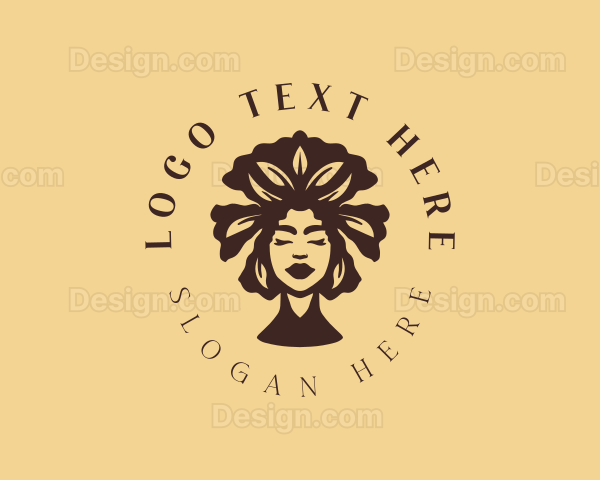 Afro Hair Salon Logo