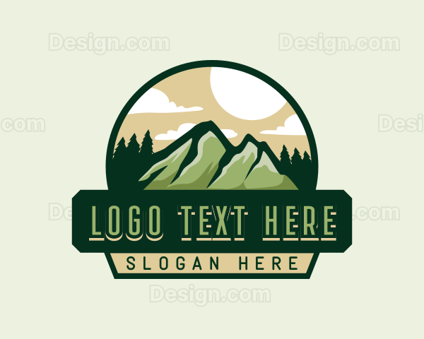 Mountain  Nature Camping Logo