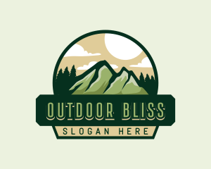 Mountain  Nature Camping logo design