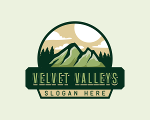 Mountain  Nature Camping logo design