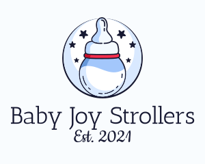 Moon Baby Bottle logo design