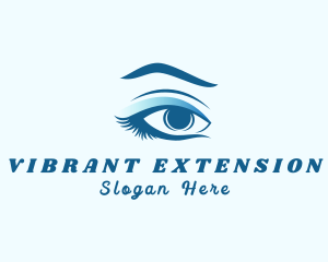 Woman Eyelash Extension logo design