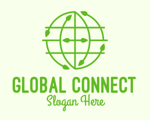 Green Nature Conservation Globe logo