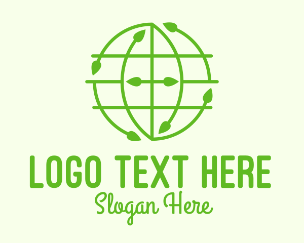 Globe logo example 1