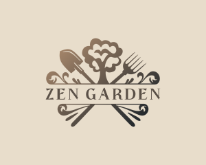 Gardening Yard Landscaping logo design