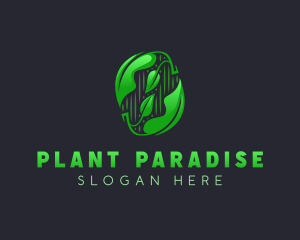 Plant Leaf Horticulture logo design