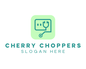 Medical Stethoscope App logo design