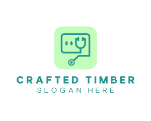 Medical Stethoscope App logo design