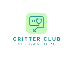 Medical Stethoscope App logo design