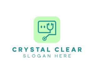 Medical Stethoscope App logo design