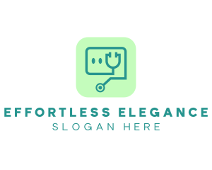 Medical Stethoscope App logo design