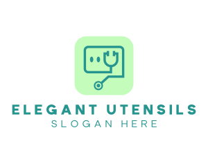 Medical Stethoscope App logo design