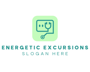 Medical Stethoscope App logo design