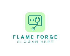 Medical Stethoscope App logo design