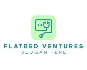 Medical Stethoscope App logo design