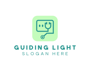 Medical Stethoscope App logo design