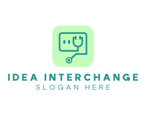 Medical Stethoscope App logo design