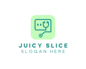 Medical Stethoscope App logo design