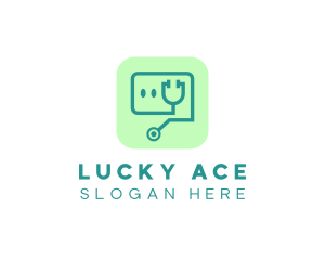 Medical Stethoscope App logo design