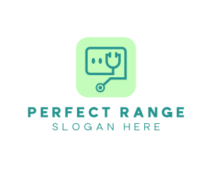 Medical Stethoscope App logo design