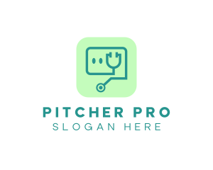 Medical Stethoscope App logo design