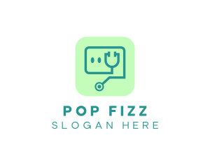 Medical Stethoscope App logo design