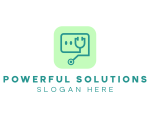 Medical Stethoscope App logo design