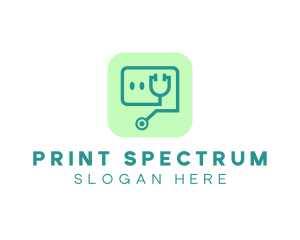 Medical Stethoscope App logo design