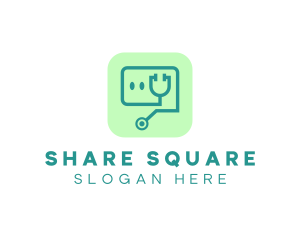 Medical Stethoscope App logo design