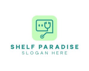 Medical Stethoscope App logo design